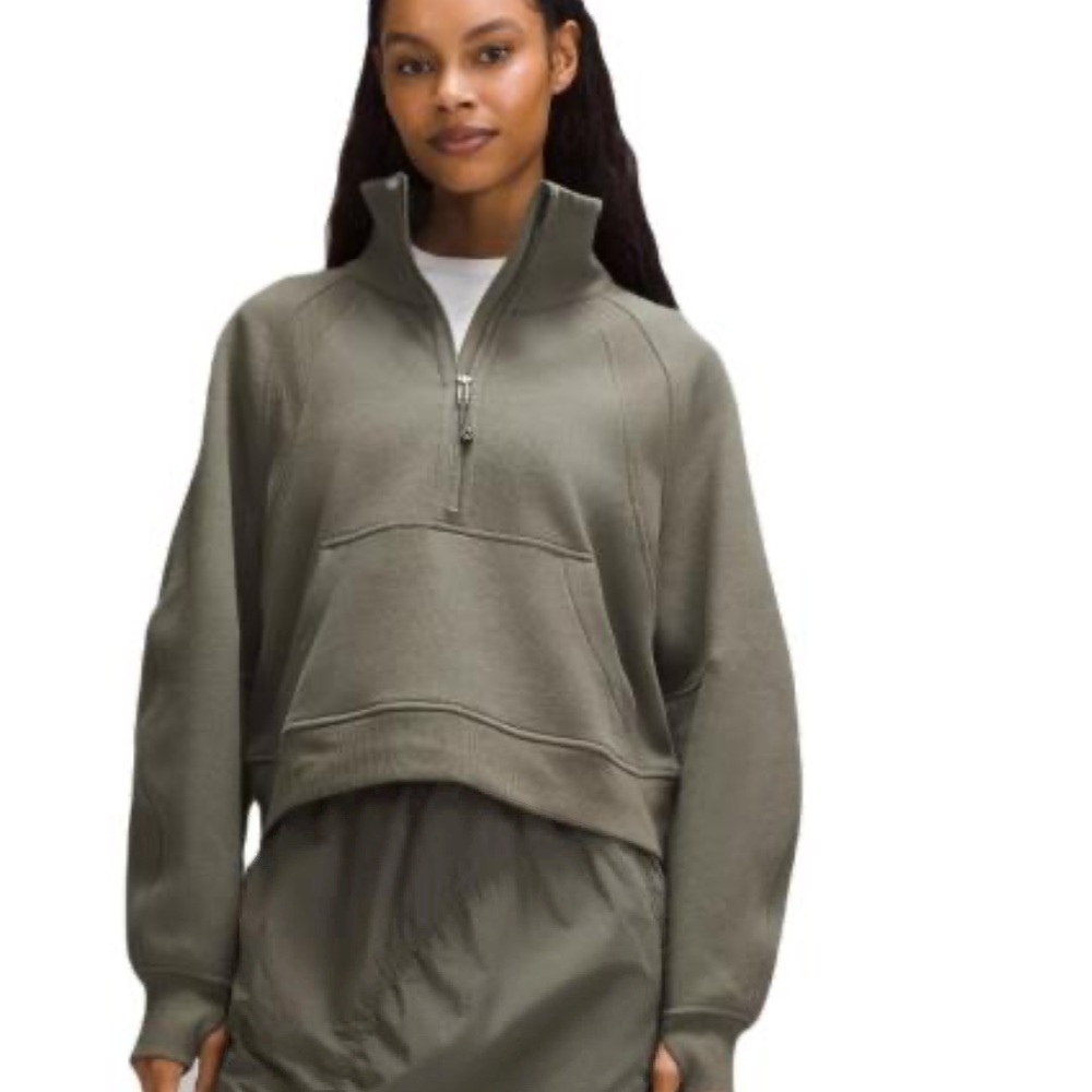 NWT lululemon 1/2 zip funnel neck
